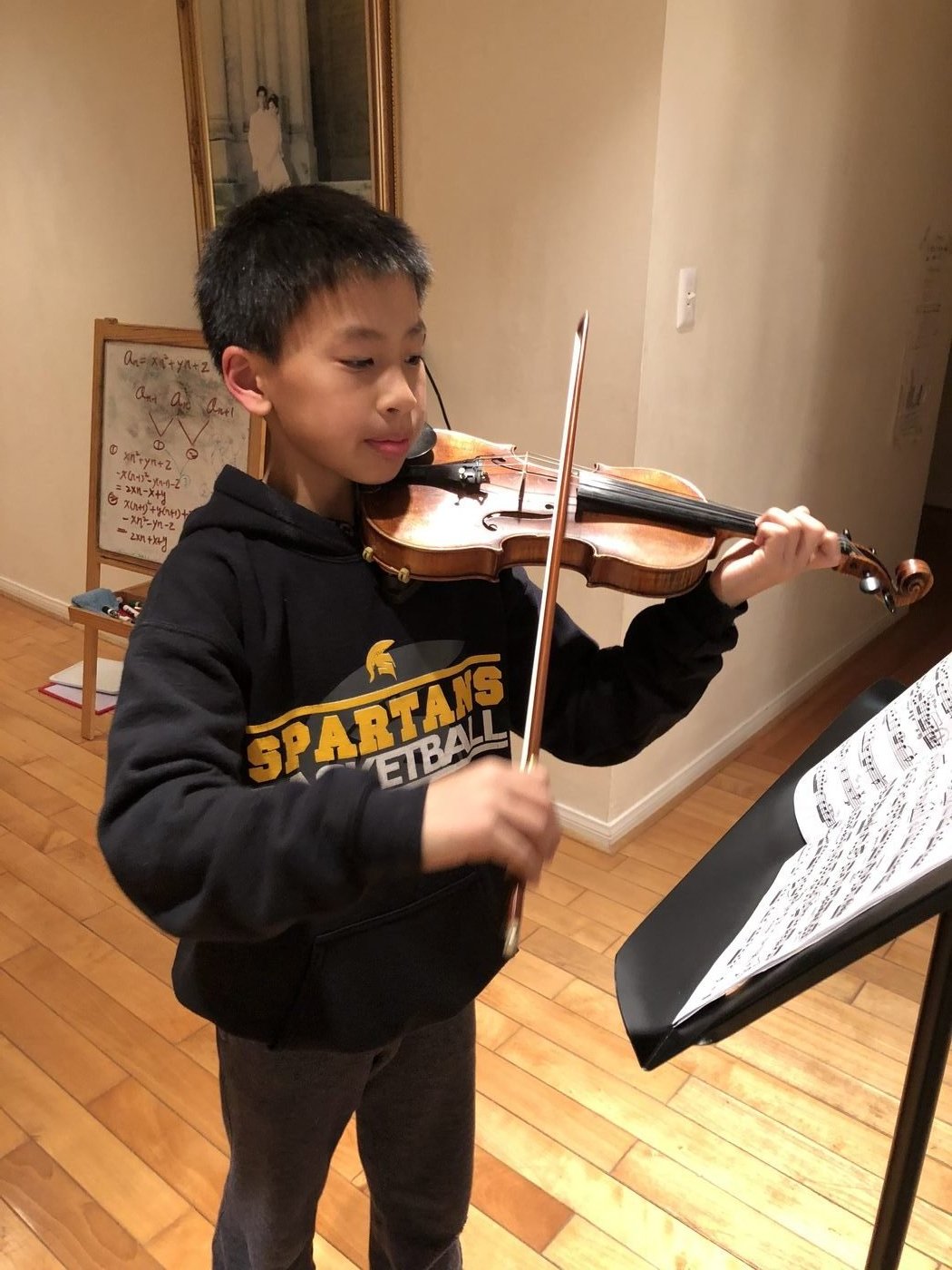 Violin practice